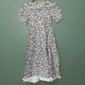 Cottagecore Handmade Vintage dress with pearlescent accents